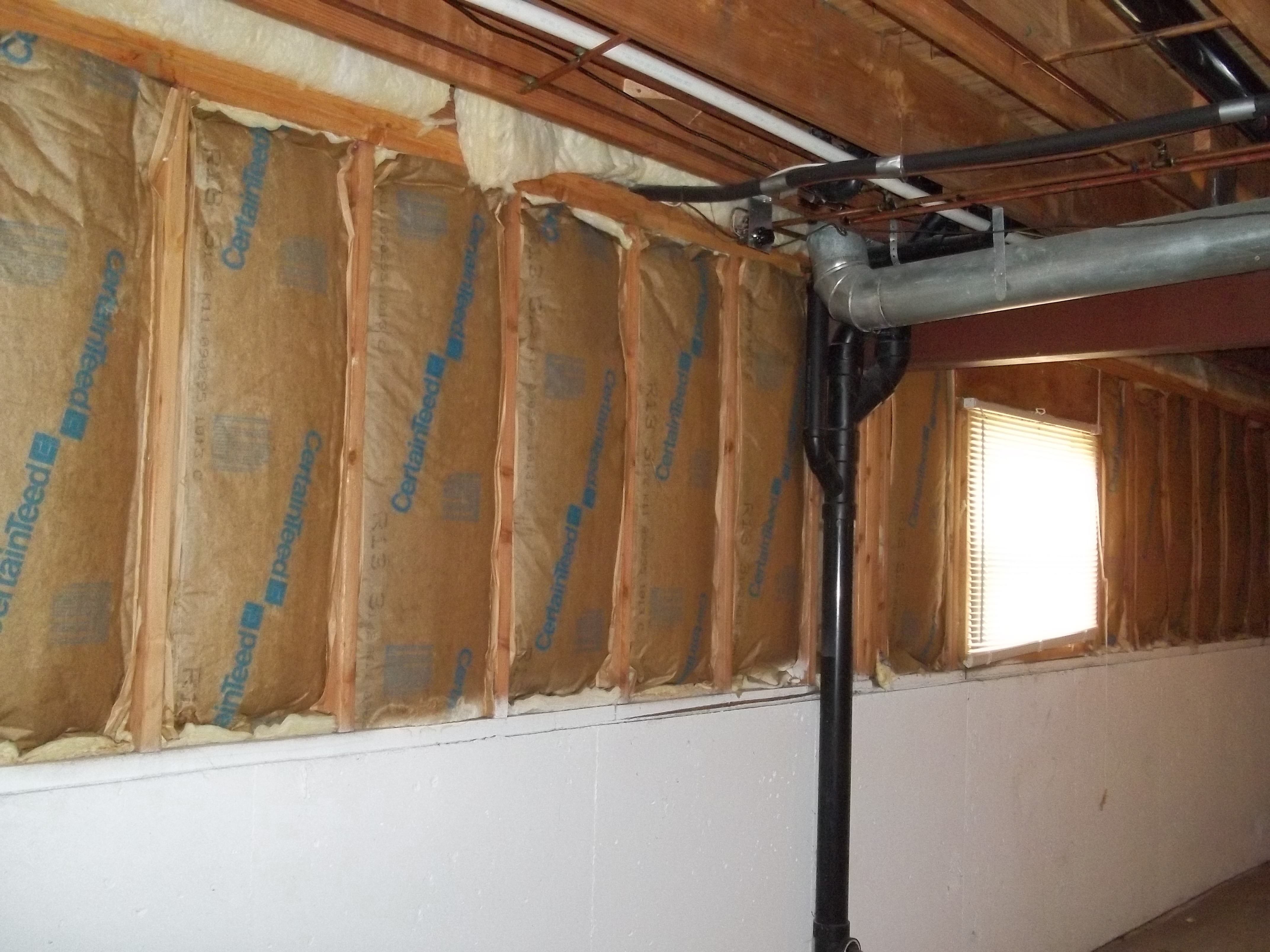 The Correct Way To Fix Exposed Walls In A Basement